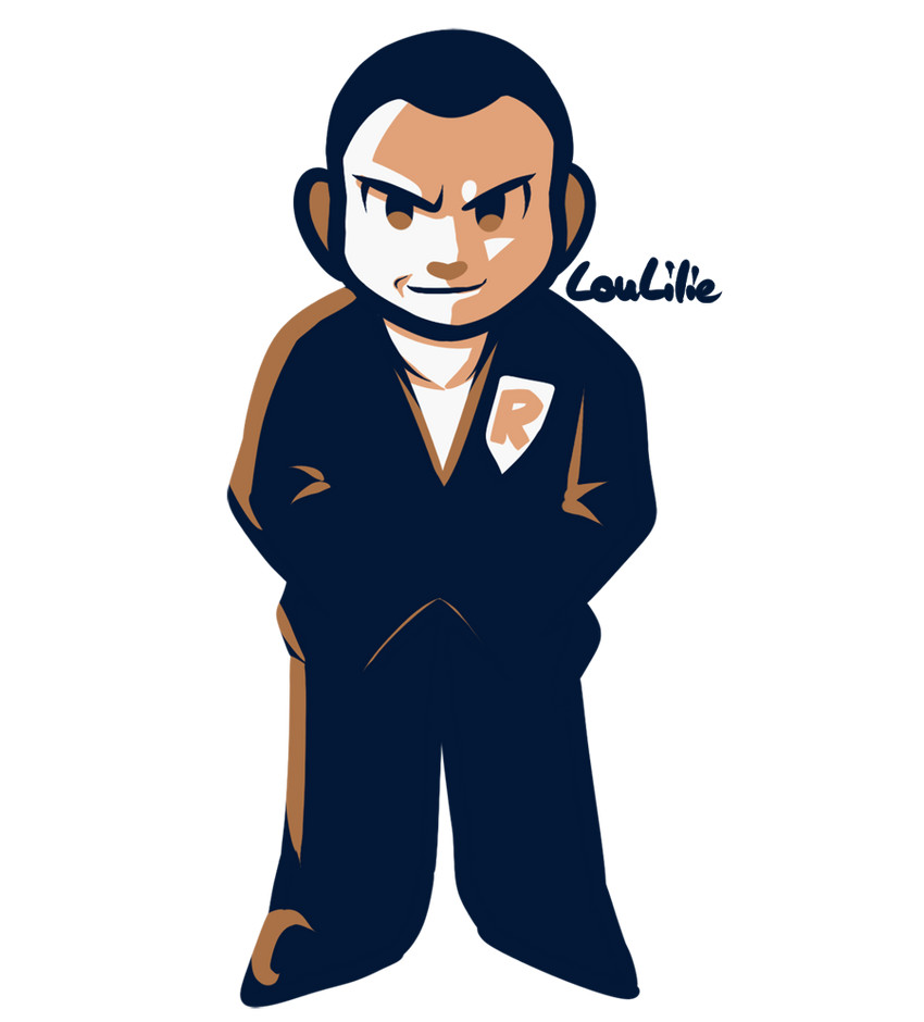 giovanni (pokemon and 1 more) drawn by loulilie