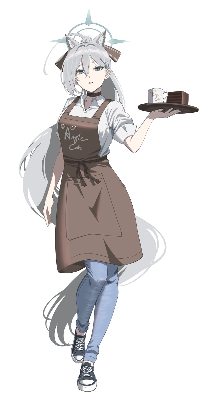 shiroko and shiroko terror (blue archive) drawn by chojja