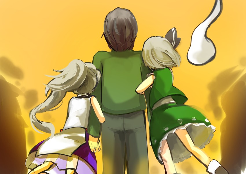 konpaku youmu and mononobe no futo (touhou) drawn by gaoo_(frpjx283)