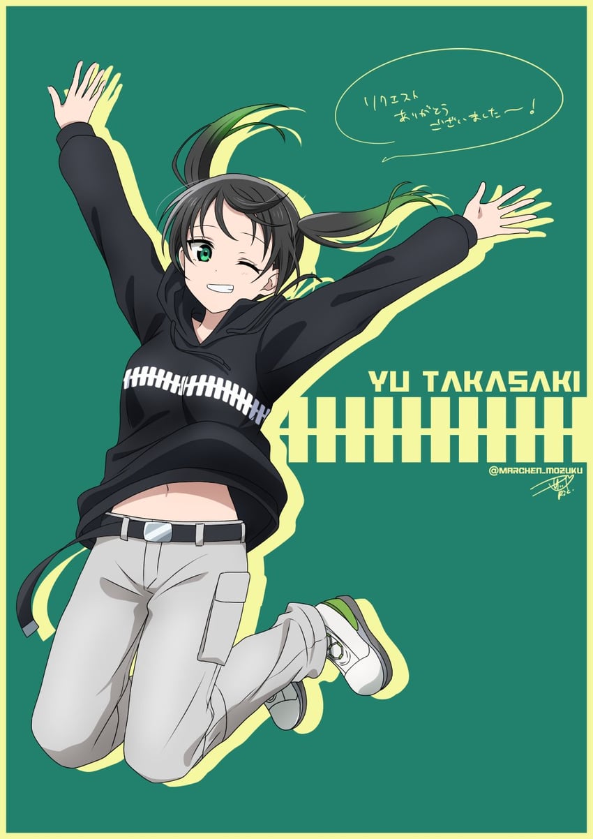 takasaki yu (love live! and 1 more) drawn by ric._(marchen_mozuku)