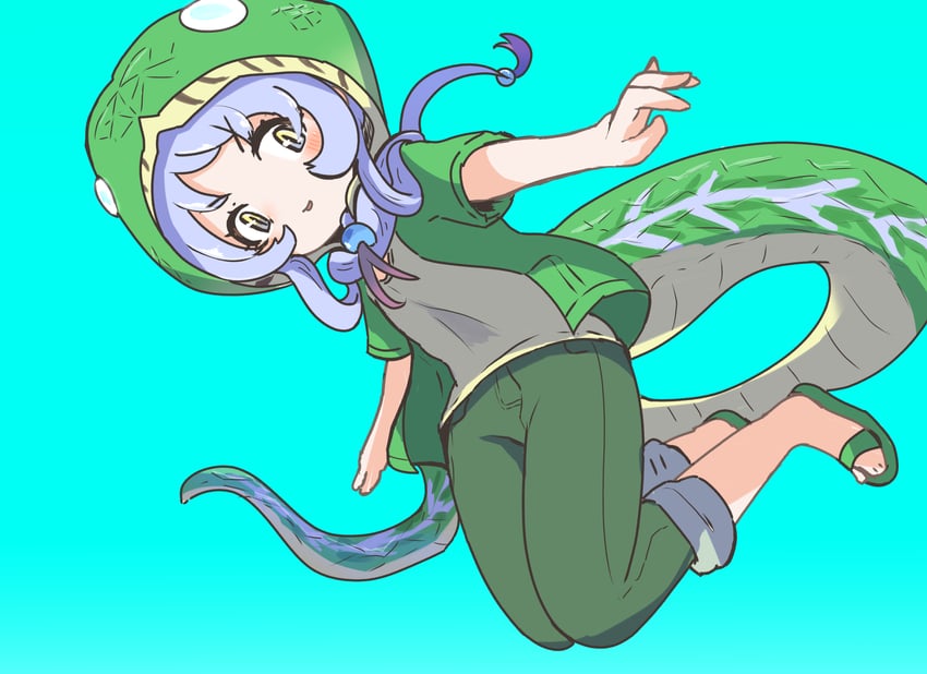 emerald tree boa (kemono friends) drawn by toro_orororo