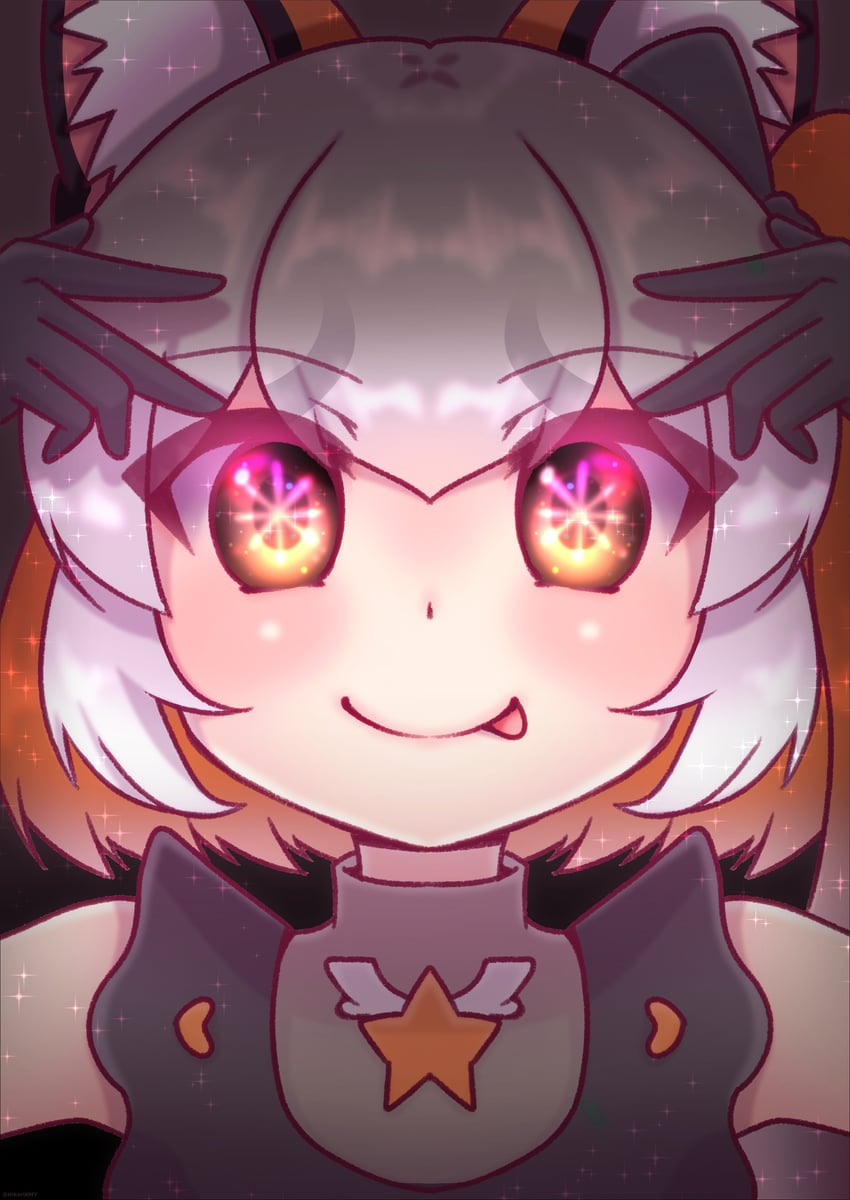 island fox (kemono friends and 2 more) drawn by hikarikmy