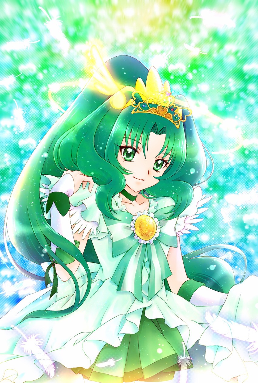 midorikawa nao and cure march (precure and 1 more) drawn by aizen_(syoshiyuki)