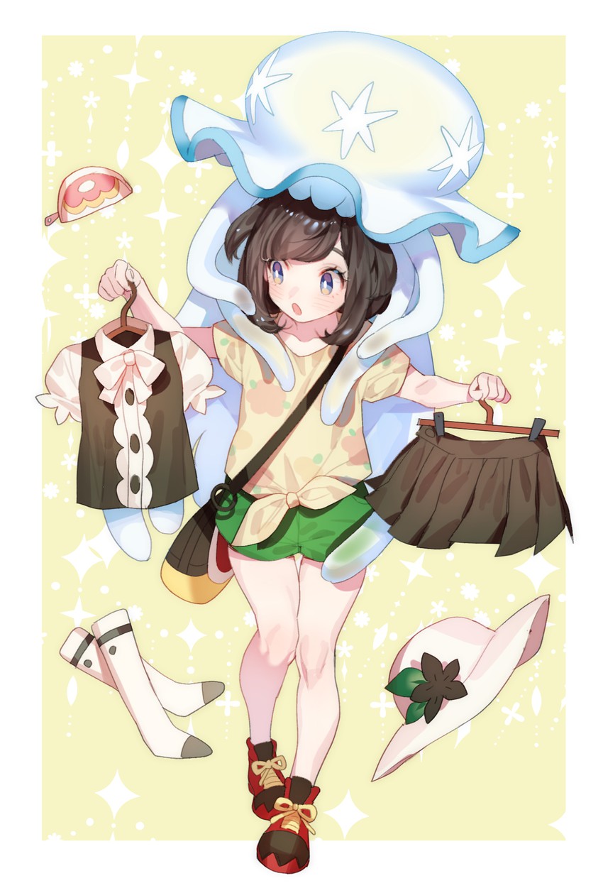 selene and nihilego (pokemon and 1 more) drawn by zuizi