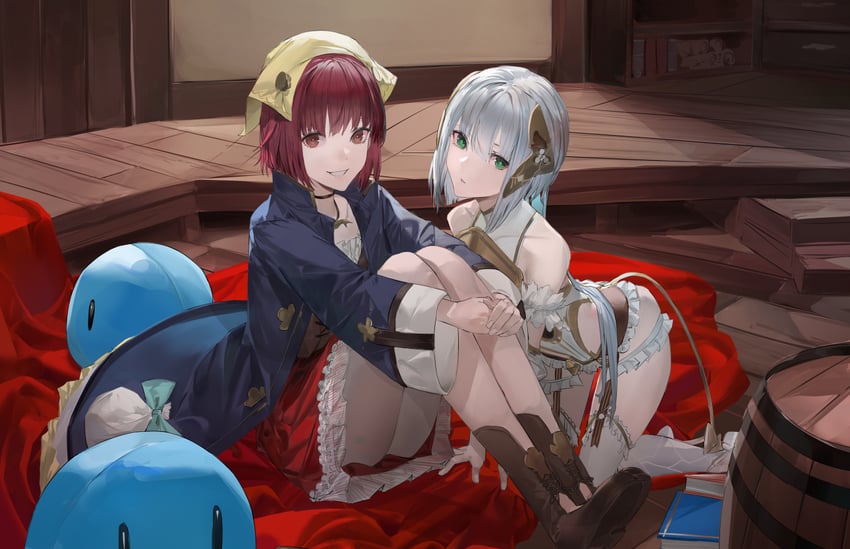 sophie neuenmuller and plachta (atelier and 1 more) drawn by blazpu