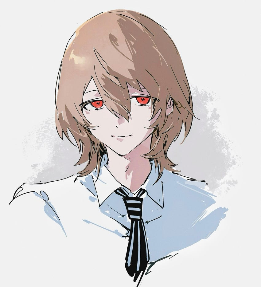 akechi gorou (persona and 1 more) drawn by kaninn