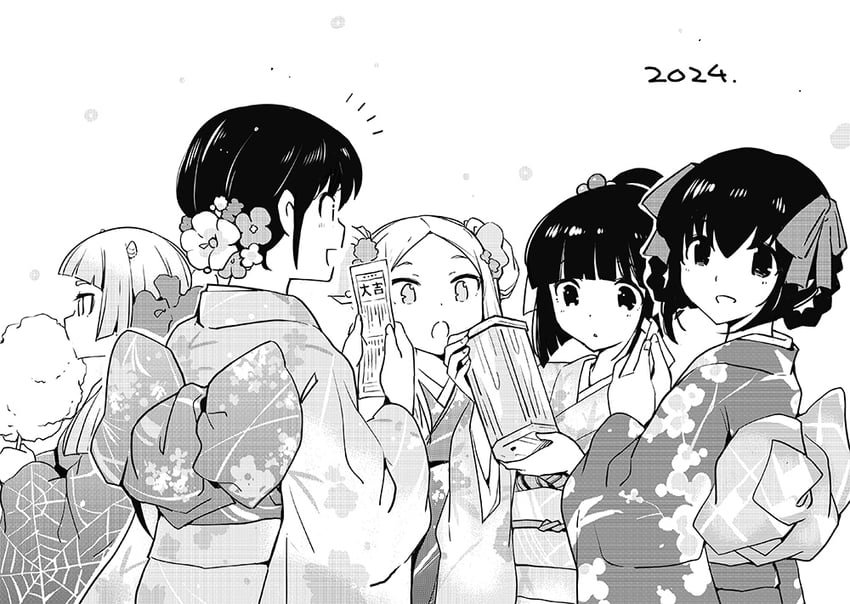 shiomiya shiori, kosaka chihiro, ayukawa tenri, aoyama mio, and lune (kami nomi zo shiru sekai) drawn by wakaki_tamiki