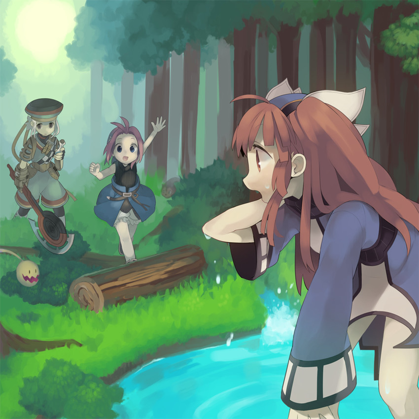 mint, rue, pollywog, and elena (dewprism) drawn by hiyo_kiki