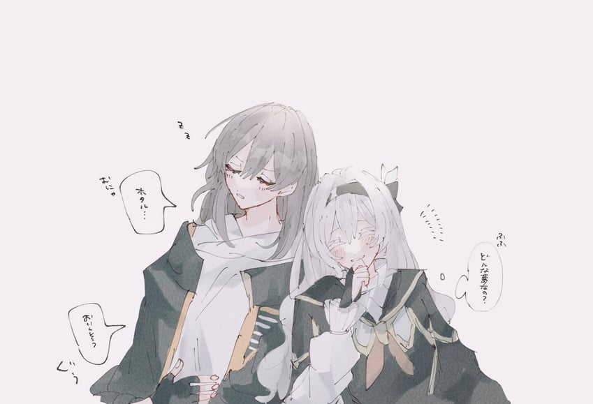 trailblazer, firefly, and stelle (honkai and 1 more) drawn by cider0ad