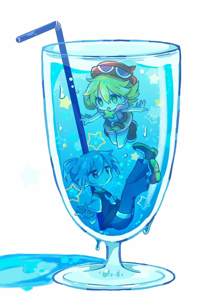amitie and sig (puyopuyo and 1 more) drawn by futaba969649