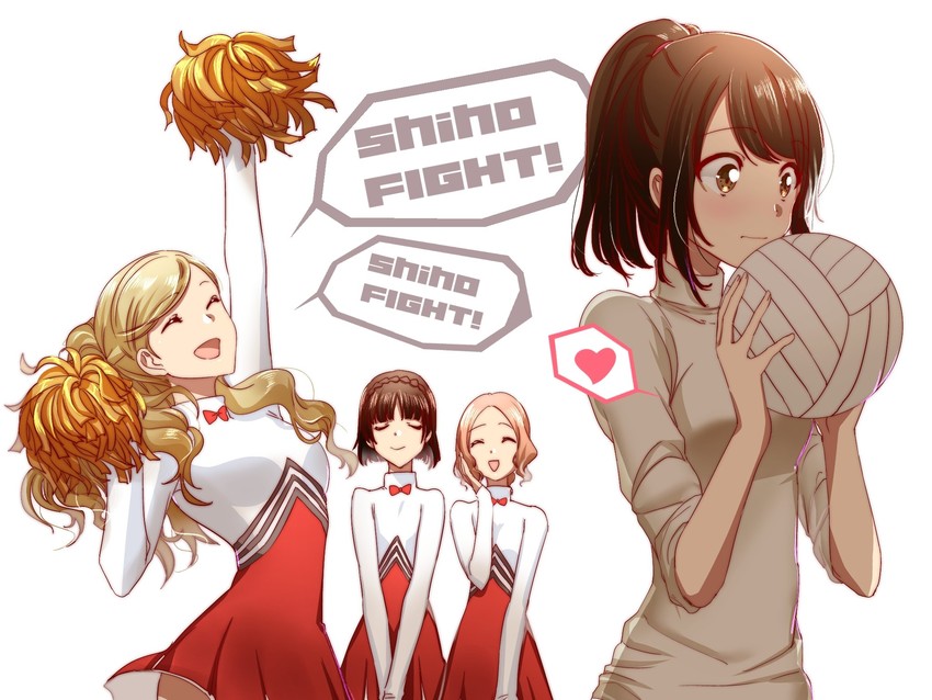 takamaki anne, niijima makoto, okumura haru, and suzui shiho (persona and 3 more) drawn by morihaw