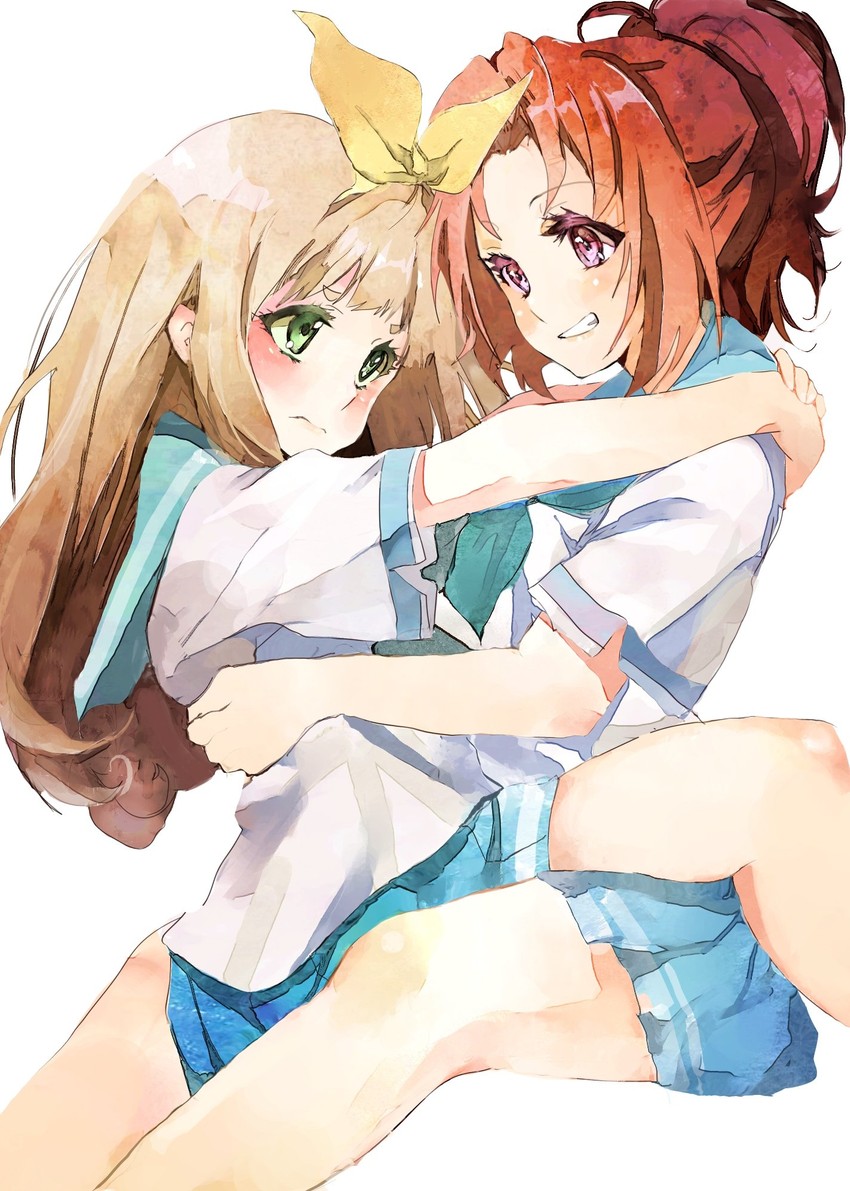 nakagawa natsuki and yoshikawa yuuko (hibike! euphonium) drawn by kataru_(ubw-emiya)