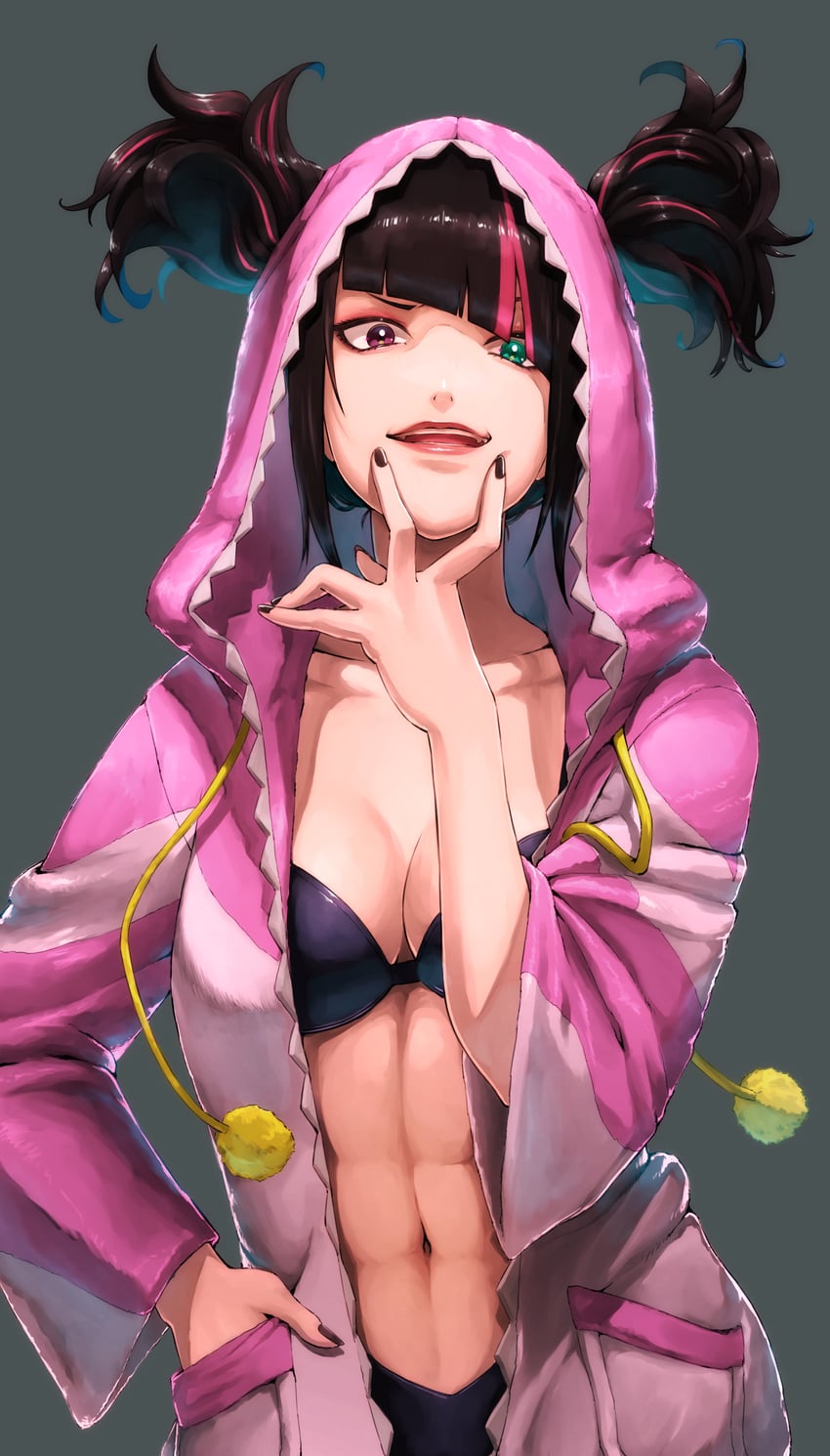 han juri (street fighter and 1 more) drawn by aduti_momoyama