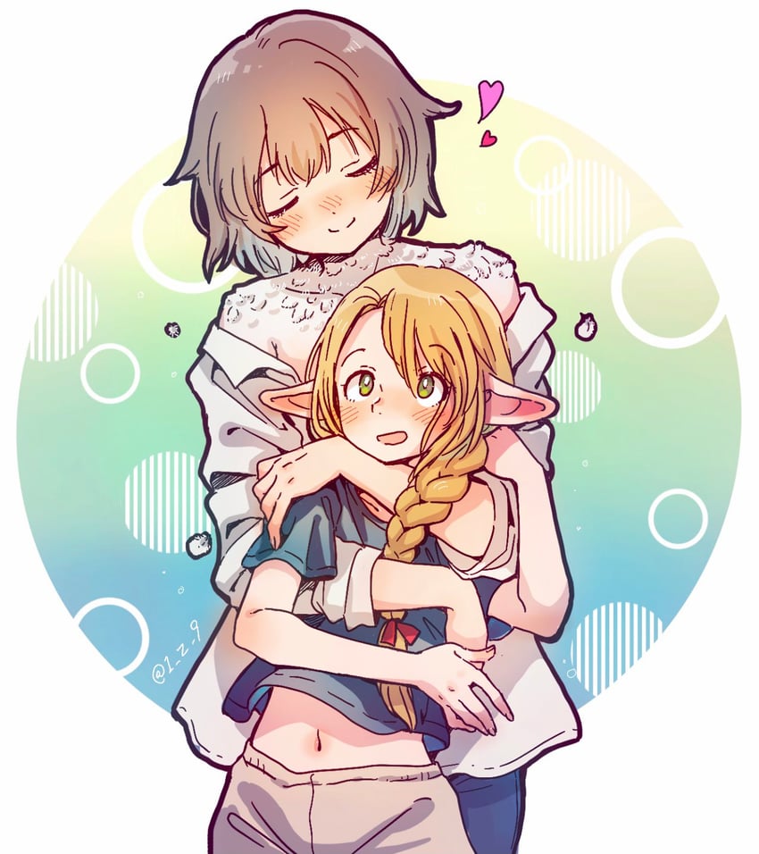 marcille donato and falin touden (dungeon meshi) drawn by 1_z_9