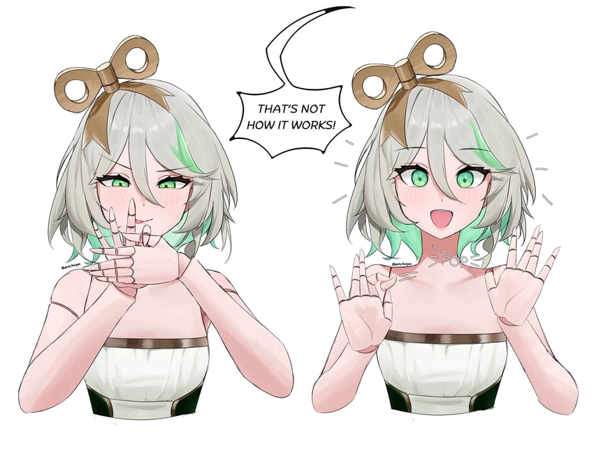 cecilia immergreen (hololive and 1 more) drawn by yureikaigan