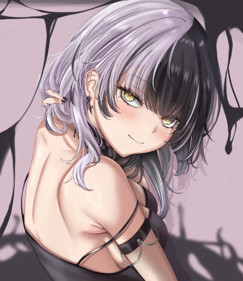 shiori novella (hololive and 1 more) drawn by aquina_art