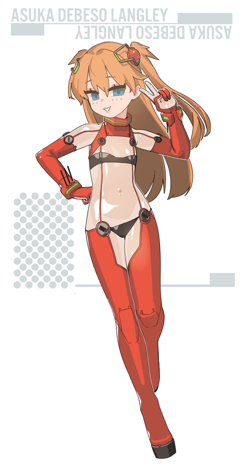 souryuu asuka langley (neon genesis evangelion) drawn by chikuwa_fan973