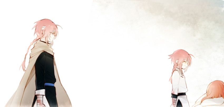 kamui and kamui and kagura's mother (gintama) drawn by 13knight