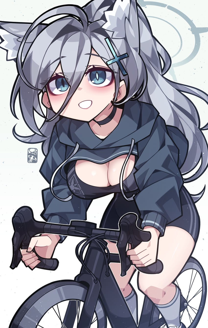 shiroko and shiroko terror (blue archive) drawn by arang_(arang0220)