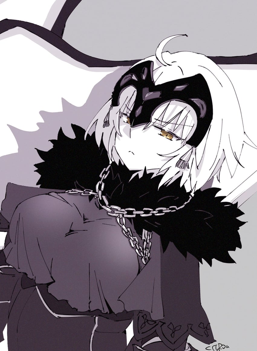 jeanne d'arc alter (fate and 1 more) drawn by citron80citron