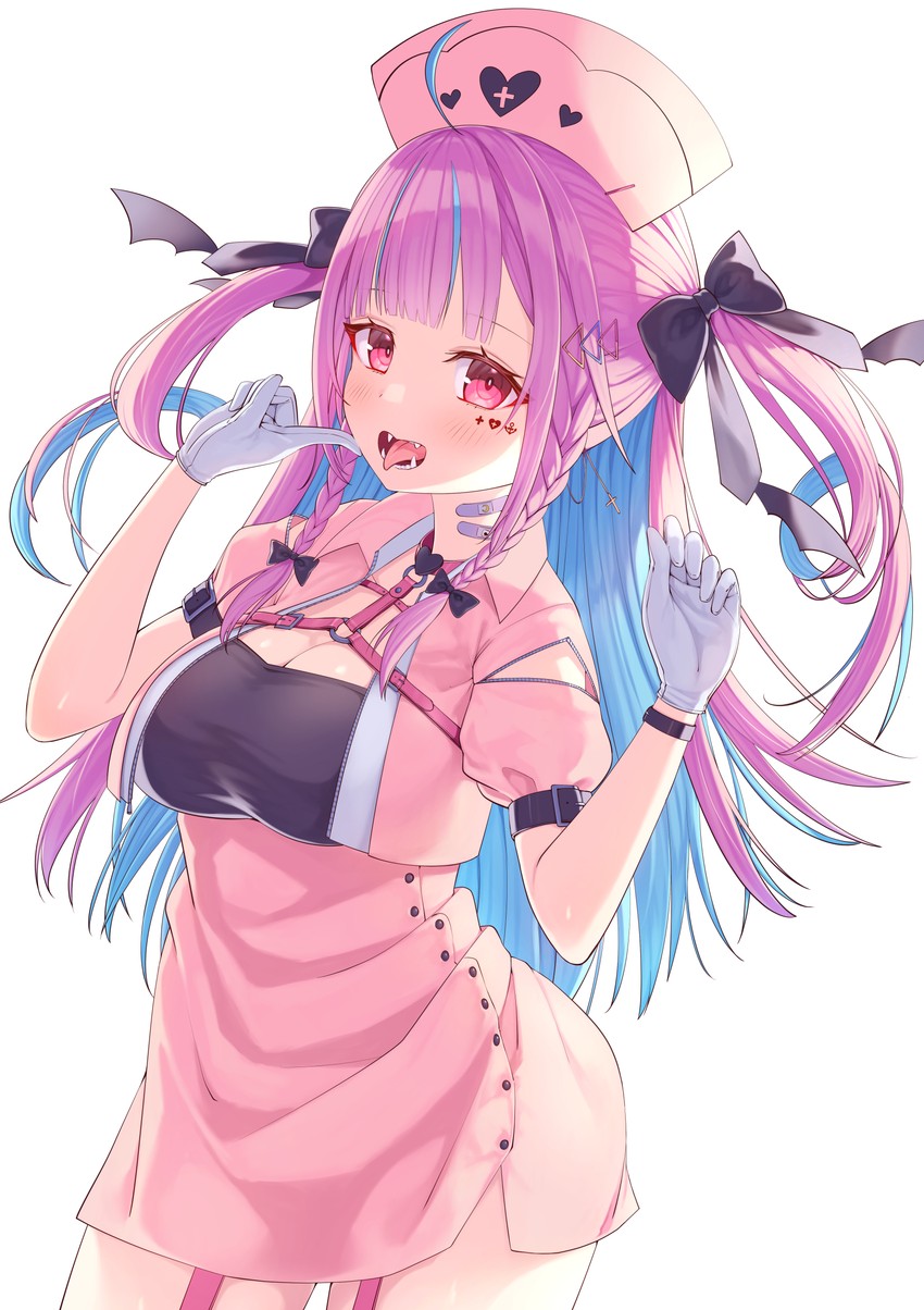 minato aqua (hololive and 1 more) drawn by kage_(ka_9e_4su)
