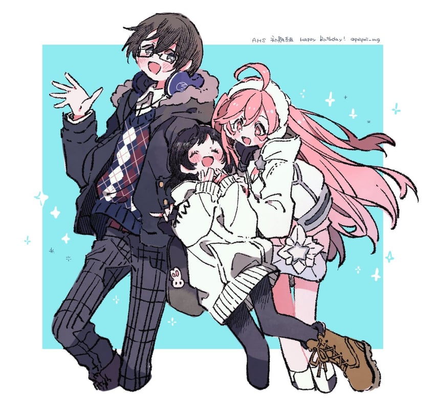 kaai yuki, sf-a2 miki, and hiyama kiyoteru (vocaloid and 1 more) drawn by hazime