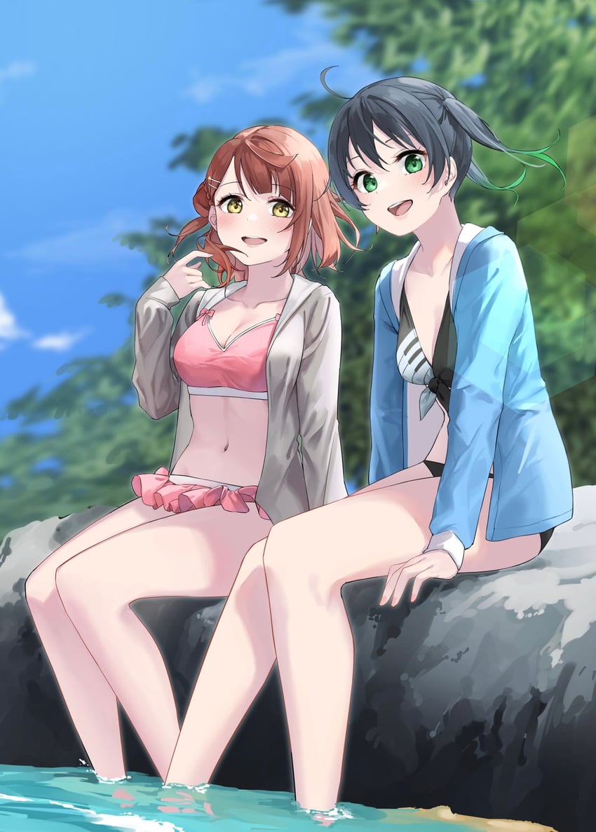 uehara ayumu and takasaki yu (love live! and 1 more) drawn by shinyoujurin