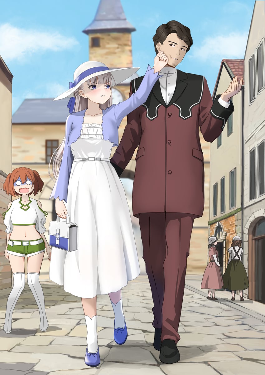 lawine, kanne, and richter (sousou no frieren) drawn by gibun_(sozoshu)