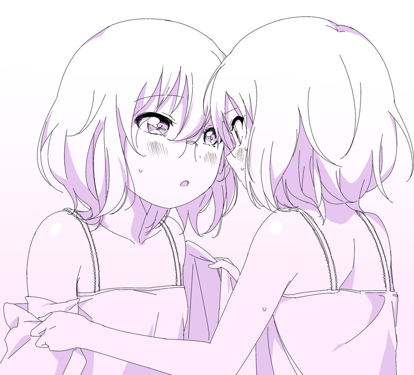 ikeda chitose and ikeda chizuru (yuruyuri) drawn by kamiki_uutarou