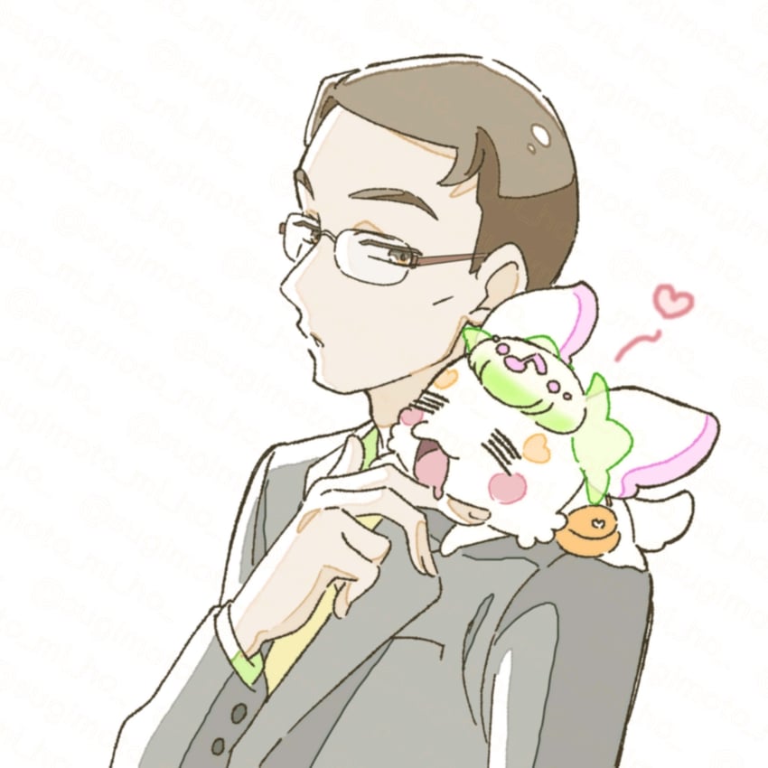 purirun and tanaka (precure and 1 more) drawn by sugimoto_miho