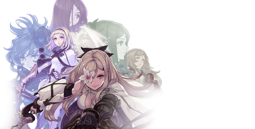 zero, mikhail, one, four, three, and 2 more (drag-on dragoon and 1 more) drawn by fujisaka_kimihiko