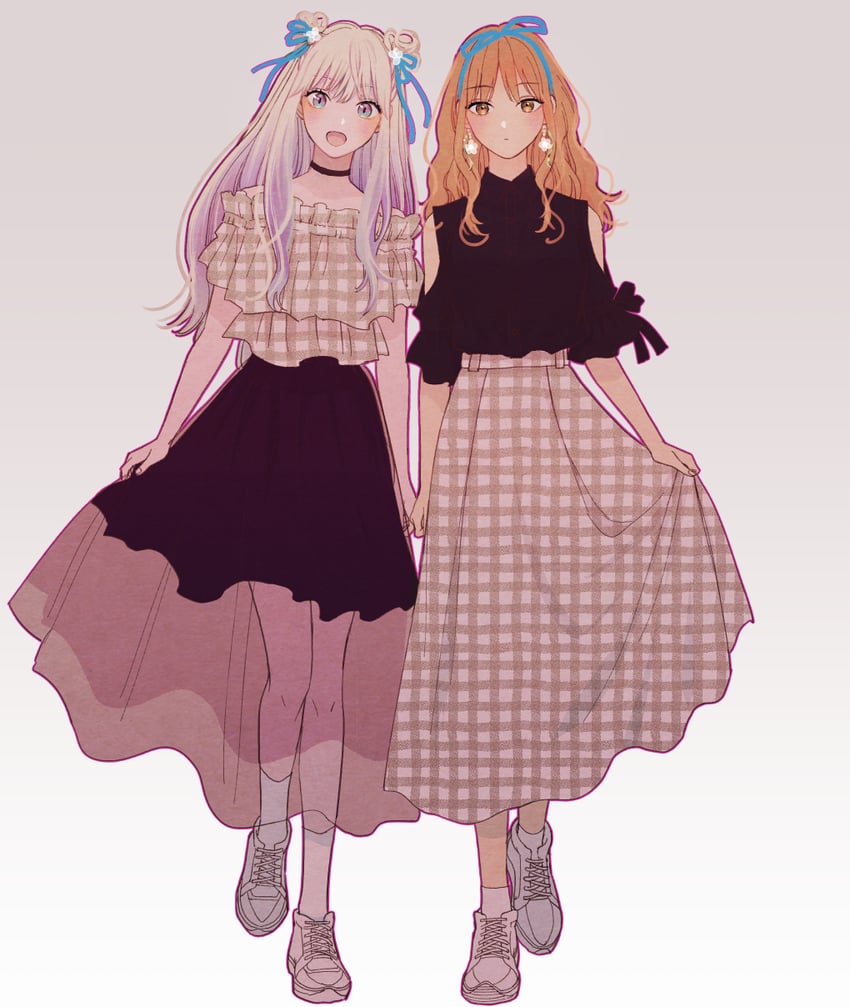 fuyutsuki mio and yukimin (koori zokusei danshi to cool na douryou joshi) drawn by tonogaya