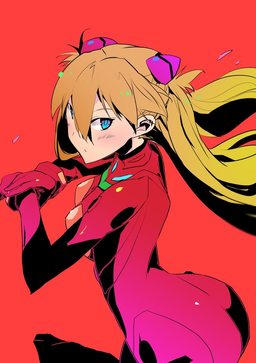 souryuu asuka langley (neon genesis evangelion) drawn by fukuda_hiroshi