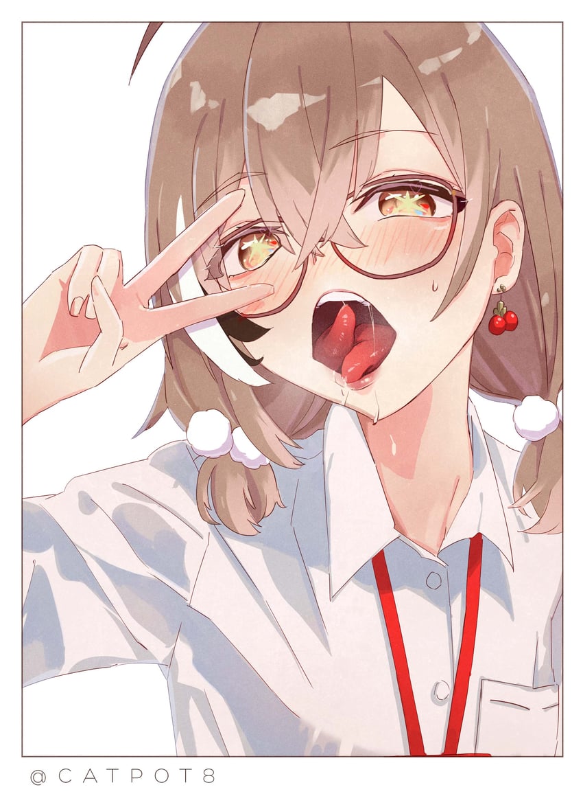 nanashi mumei (hololive and 1 more) drawn by catpot8
