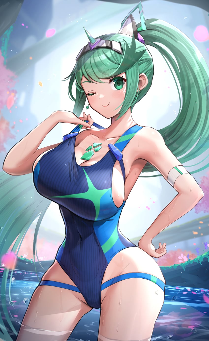 pneuma (xenoblade chronicles and 1 more) drawn by gonzarez