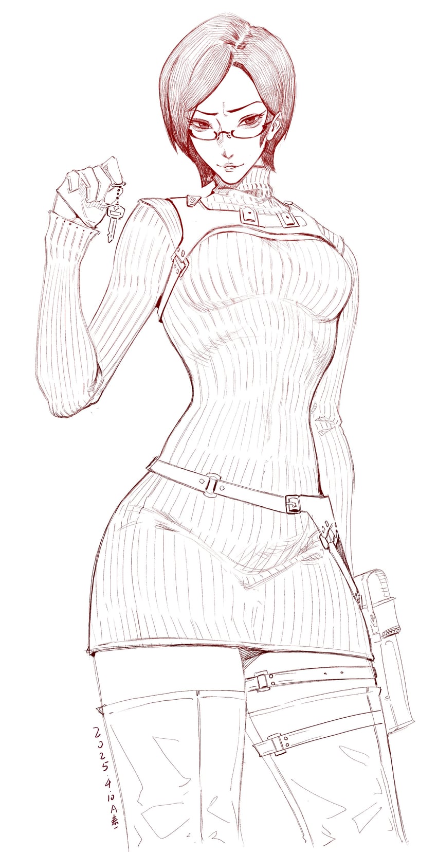 ada wong (resident evil and 1 more) drawn by a_tai