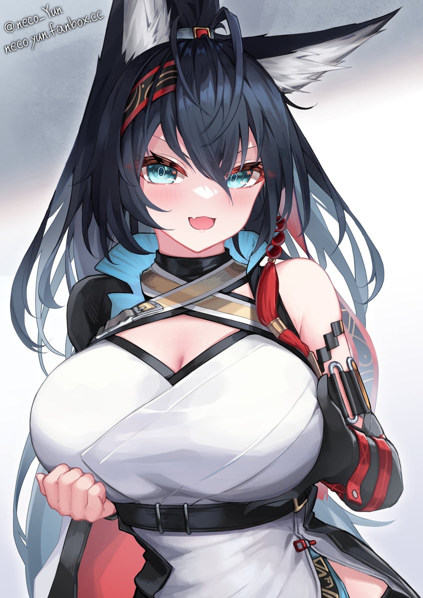 blaze and blaze the igniting spark (arknights) drawn by yeosi