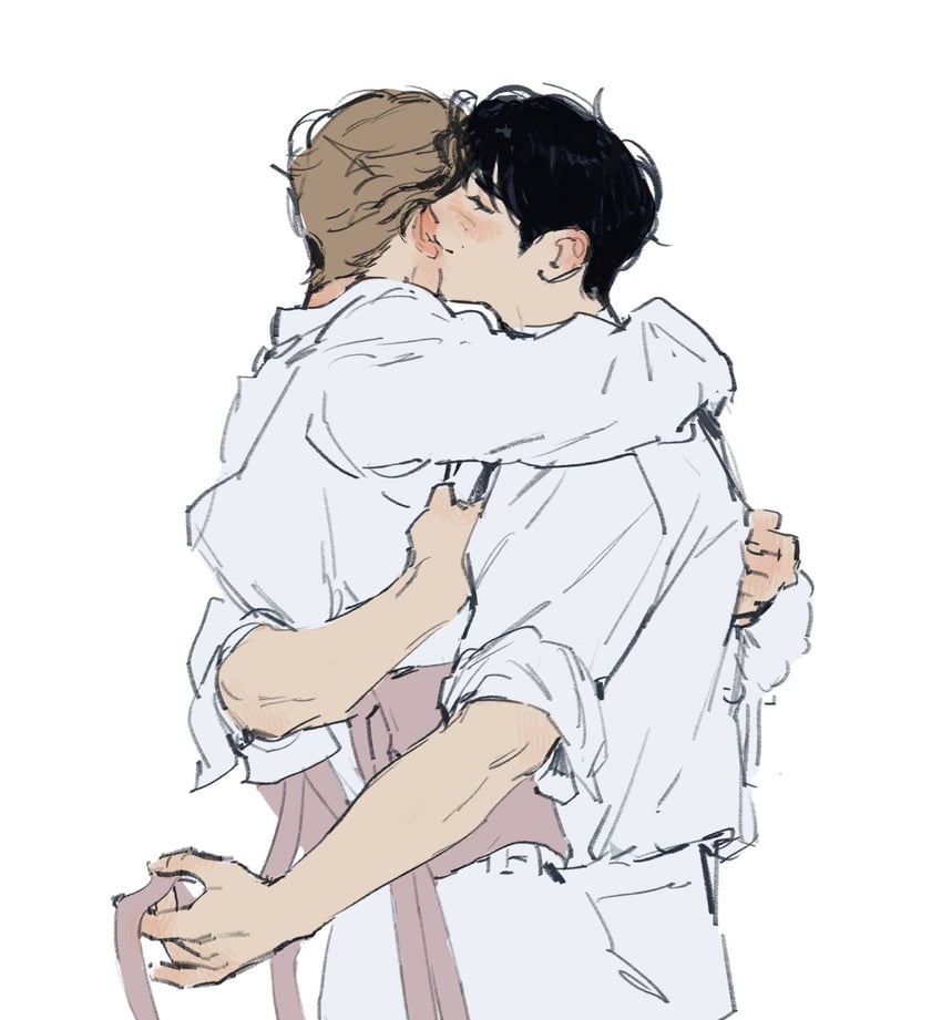 sung han-bin and zhang hao (real life and 1 more) drawn by haotmeal