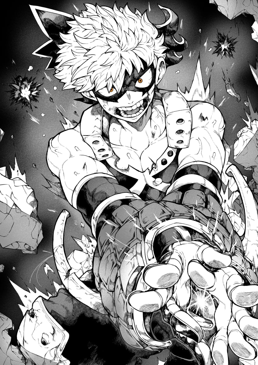 bakugou katsuki (boku no hero academia) drawn by yotsumi_shiro