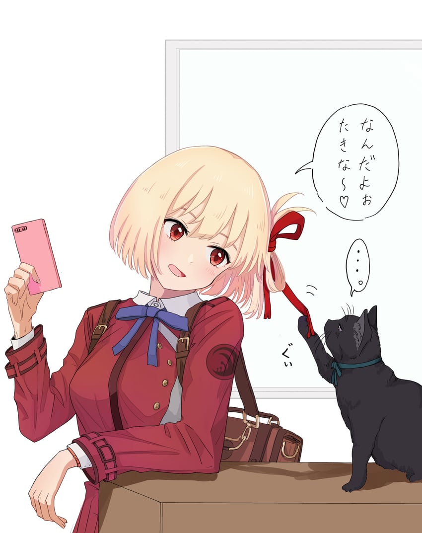 nishikigi chisato and inoue takina (lycoris recoil) drawn by futaba_(rei-futaba)