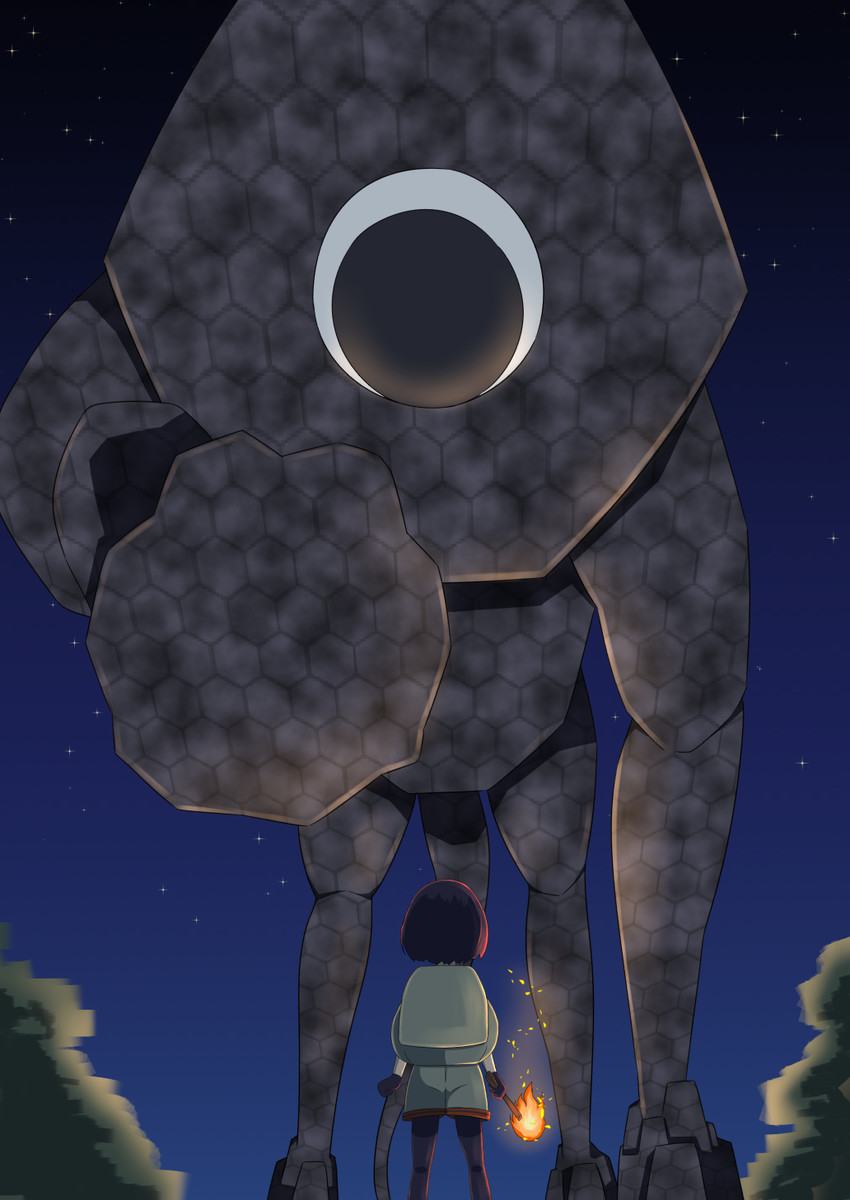 kaban and black cellien (kemono friends) drawn by shoggoth_329