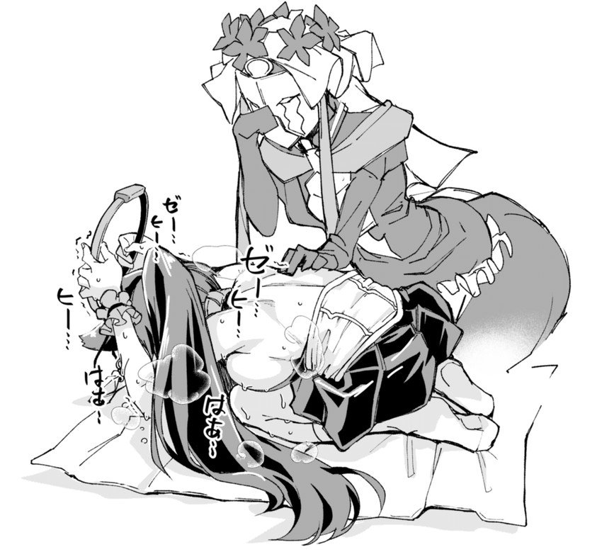 nier and death (granblue fantasy and 1 more) drawn by mori_shin_risuku