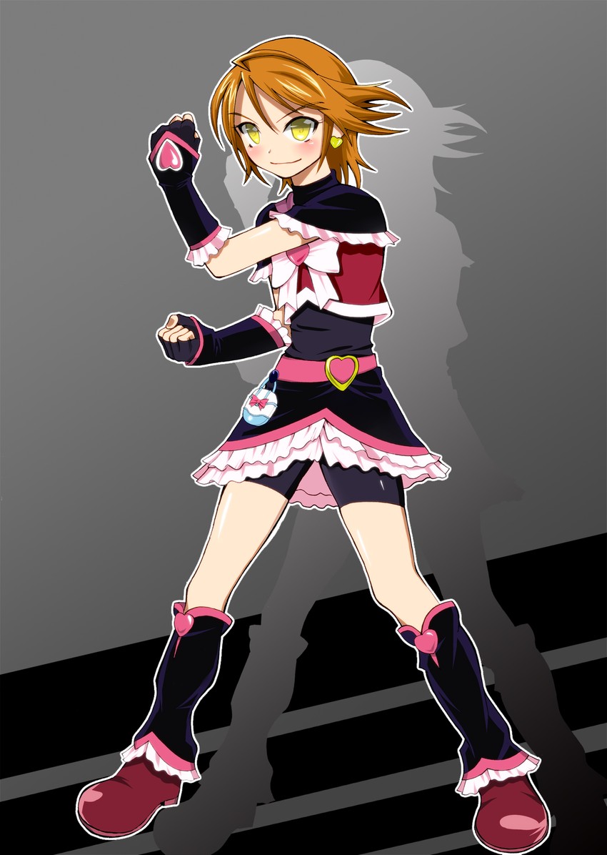 misumi nagisa and cure black (precure and 1 more) drawn by gyuniku