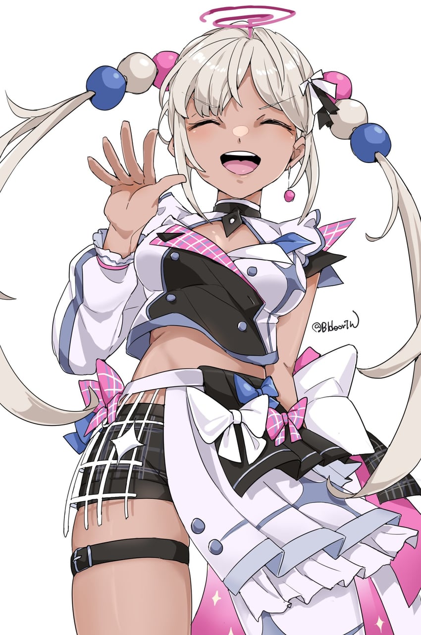 tsukumo sana (hololive and 1 more) drawn by bidortw