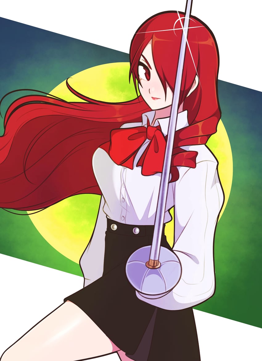 kirijou mitsuru (persona and 1 more) drawn by jeff_miga