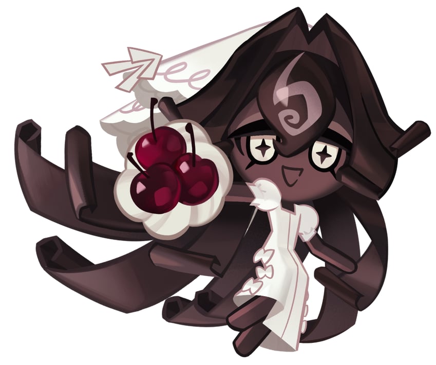 black forest cookie (cookie run and 1 more)