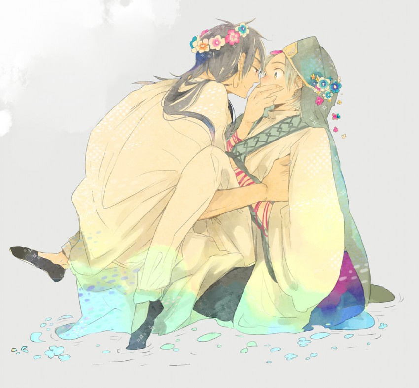 sinbad and ja'far (magi the labyrinth of magic) drawn by kojima_rarako