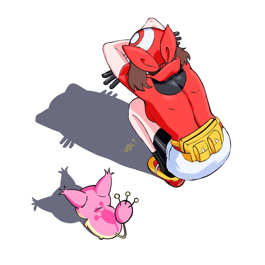 may and skitty (pokemon and 1 more) drawn by voltstorm