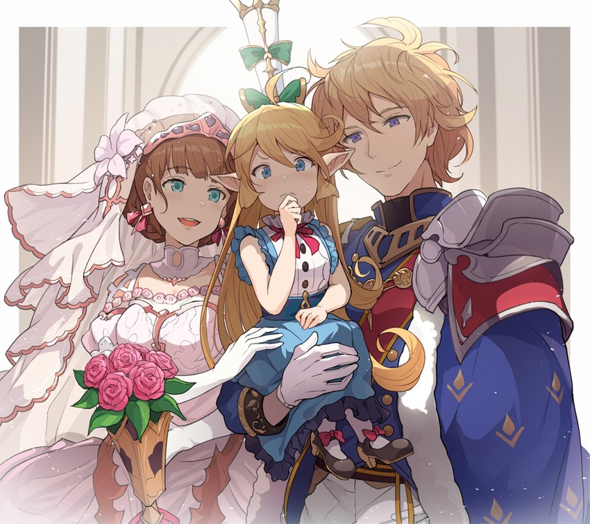 charlotta, juliet, and romeo (granblue fantasy) drawn by hinami_(hinatamizu)