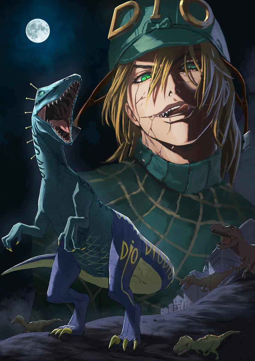 diego brando (jojo no kimyou na bouken and 1 more) drawn by @acchom_zatta